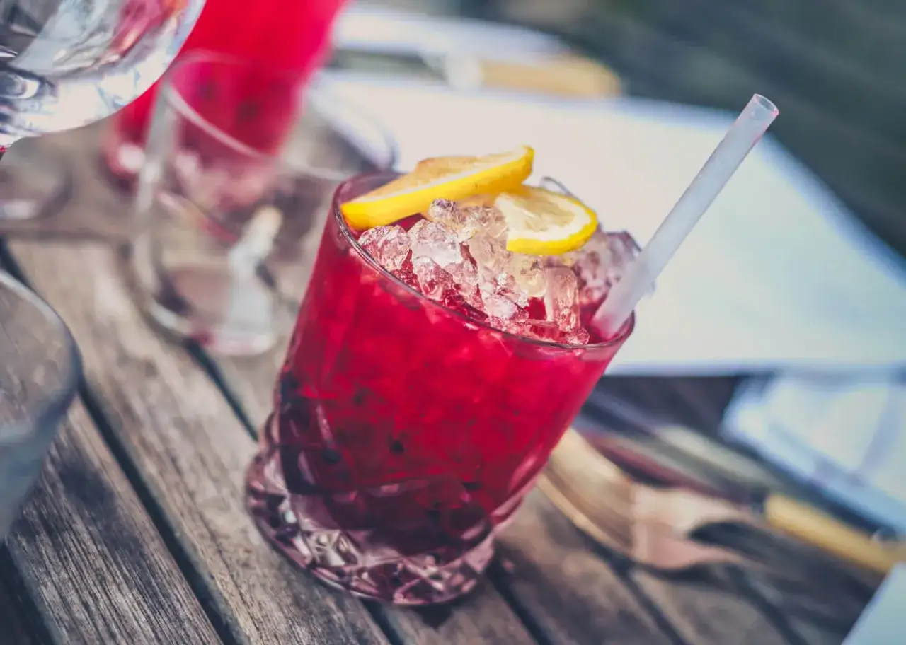 składniki do drinków z grenadiną
